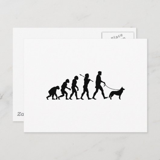 Siberian Husky Postkarte (Vorne/Hinten)