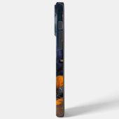 Siberian Husky Pumpkins Halloween Beängstigend Case-Mate iPhone Hülle (Rückseite / Links)