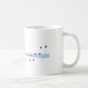 Siberian Husky Puppie with lights Kaffeetasse