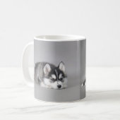 Siberian husky puppies kaffeetasse (Vorderseite Links)