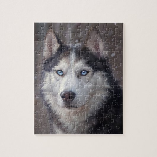 Siberian Husky Puzzle (Vertikal)