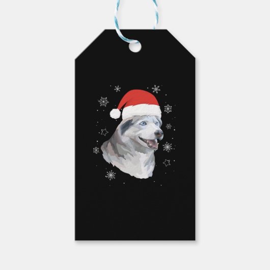 Siberian husky Satan Christmas Kids Boys Girls Geschenkanhänger (Vorderseite)