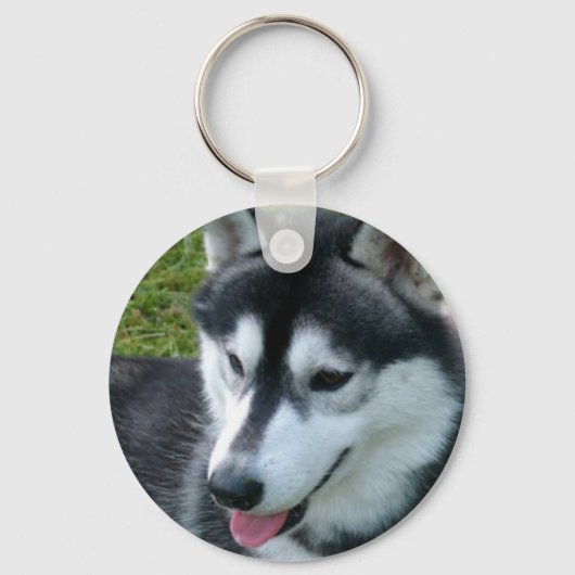 Siberian Husky Schlüsselanhänger (Vorderseite)
