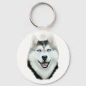 Siberian Husky Schlüsselanhänger (Vorderseite)