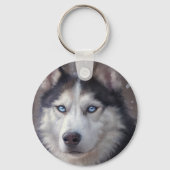Siberian Husky Schlüsselanhänger (Vorderseite)