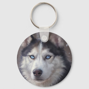 Siberian Husky Schlüsselanhänger