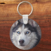 Siberian Husky Schlüsselanhänger (Rückseite)