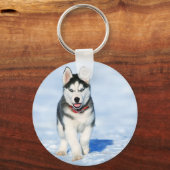 Siberian Husky Schlüsselanhänger (Vorderseite)