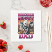 Siberian Husky Serviette (Beispiel)
