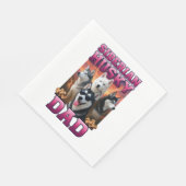 Siberian Husky Serviette (Ecke)