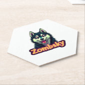 Siberian Husky Sibe Zombie Dog Halloween Essential Untersetzer (angewinkelt)