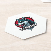 Siberian Husky Sibe Zombie Dog Halloween Essential Untersetzer (angewinkelt)