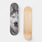 Siberian Husky Skateboard (Vorderseite)