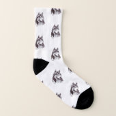 SIBERIAN HUSKY SOCKEN (Links - Innen)