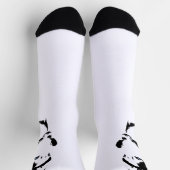 Siberian Husky Socks Husky Dog Socks Customize Socken (Oben)