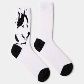 Siberian Husky Socks Husky Dog Socks Customize Socken (Rechts)