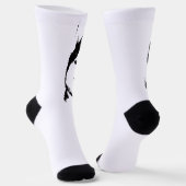 Siberian Husky Socks Husky Eyes Socks Customize Socken (Gewinkelt)