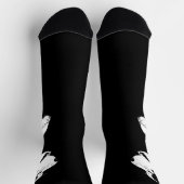 Siberian Husky Socks Husky Pup Socks Customize Socken (Oben)