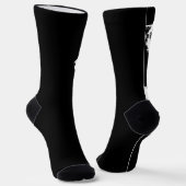 Siberian Husky Socks Husky Pup Socks Customize Socken (Gewinkelt)