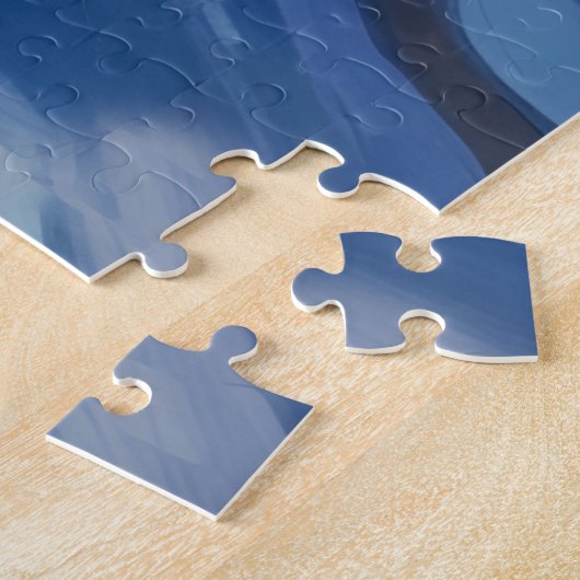 Siberian Husky Soviet Style Christmas Log Pull Hat Puzzle (Seite)