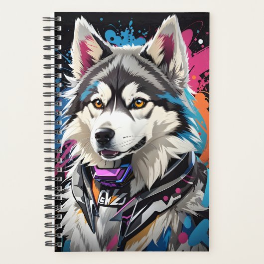 Siberian Husky Splash Planer (Vorderseite)