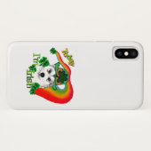 Siberian Husky St Patrick's Case-Mate iPhone Hülle (Rückseite (Horizontal))