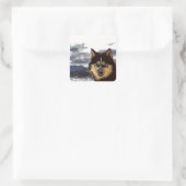 Siberian Husky Sticker (Tasche)