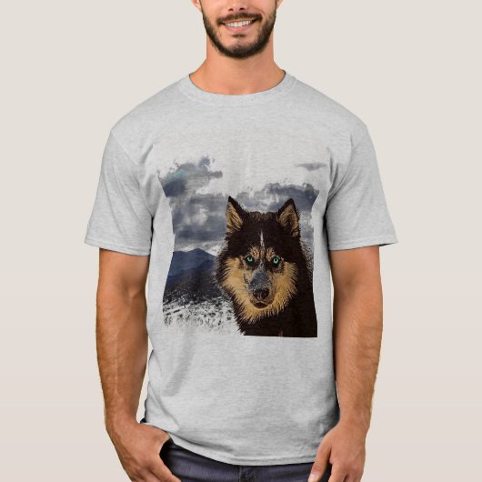 Siberian Husky T - Shirt (Vorderseite)
