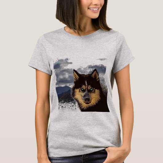 Siberian Husky T - Shirt (Vorderseite)
