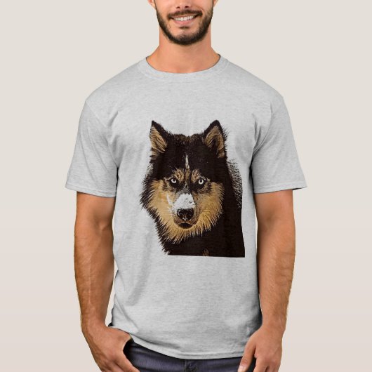 Siberian Husky T-Shirt (Vorderseite)