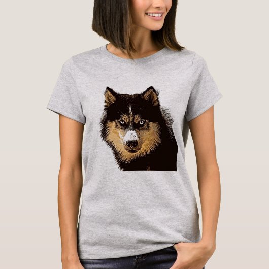 Siberian Husky T-Shirt (Vorderseite)