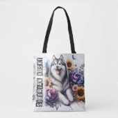 Siberian Husky Tasche (Vorderseite)