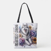 Siberian Husky Tasche (Rückseite)