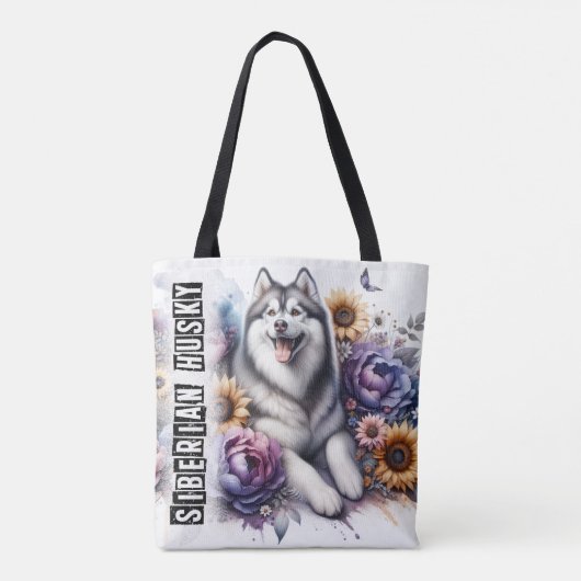 Siberian Husky Tasche (Rückseite)