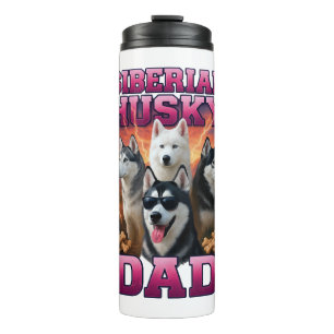 Siberian Husky Thermosbecher