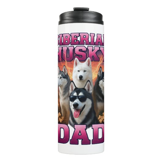 Siberian Husky Thermosbecher (Vorderseite)