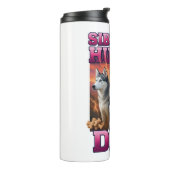 Siberian Husky Thermosbecher (Nach links gedreht)