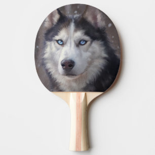 Siberian Husky Tischtennis Schläger