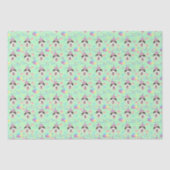 Siberian Husky Tissue Paper in Green Seidenpapier (Vorderseite)