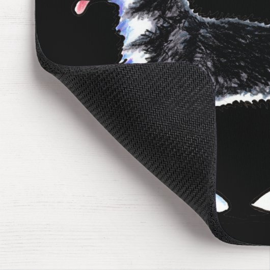 Siberian Husky totally Hairifying Mousepad (Ecke)