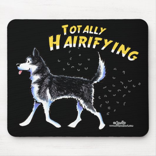 Siberian Husky totally Hairifying Mousepad (Vorne)