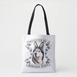 Siberian Husky Tote Bag Tasche