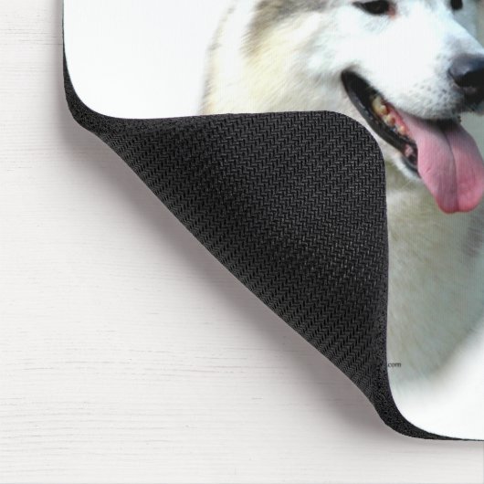 Siberian Husky Trick Mousepad (Ecke)