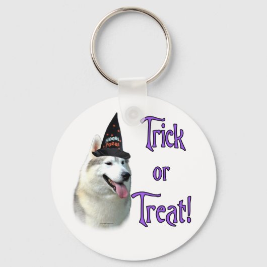 Siberian Husky Trick Schlüsselanhänger (Vorderseite)
