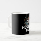 Siberian Husky Vater Kaffeetasse (Vorderseite Links)
