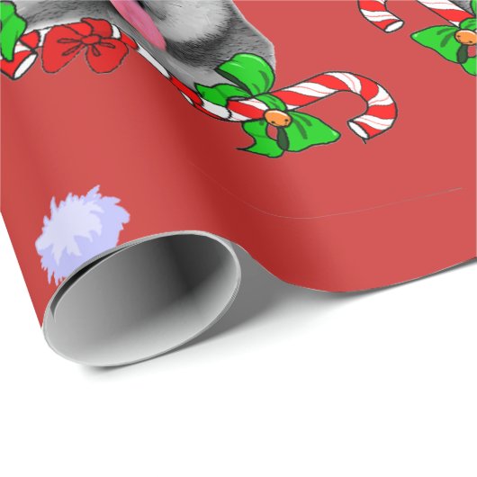Siberian Husky Weihnachten Geschenkpapier (Rolleneckpunkt)