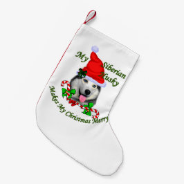 Siberian Husky Weihnachten Kleiner Weihnachtsstrumpf