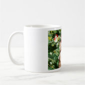 Siberian Husky Weihnachtsbaum Ornamente Schneemann Kaffeetasse (Links)