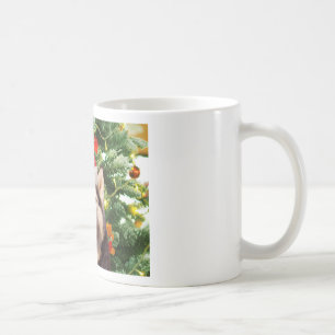 Siberian Husky Weihnachtsbaum Ornamente Schneemann Kaffeetasse