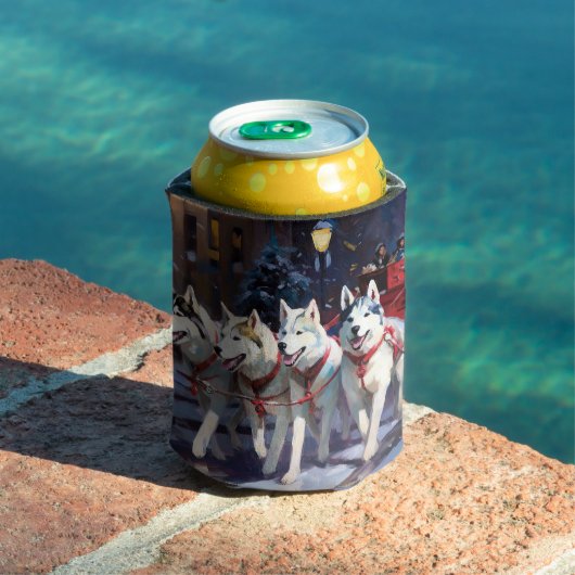Siberian Husky Weihnachtssaison Dosenkühler (In Situ Pool)